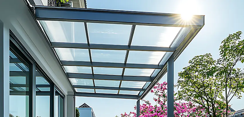 Glass Patio Roof Installation in Ossining