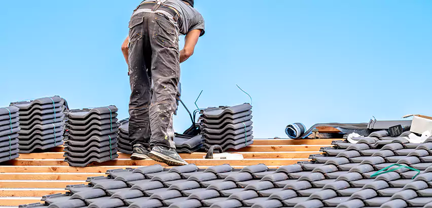 Replacing Tile Roof Underlayment in Ossining